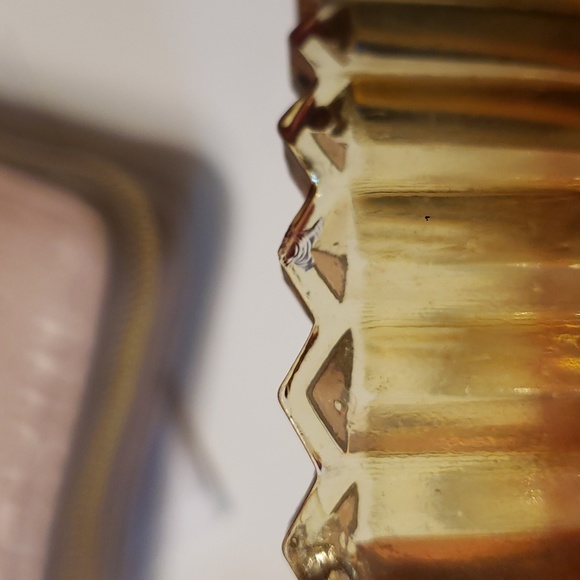 Adorable Art Deco glass powder dish with Lipstick holder - Picture 9 of 10